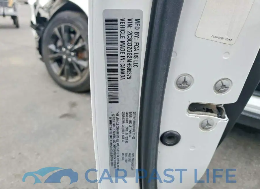 2C3CDZGG2MH509375# 12