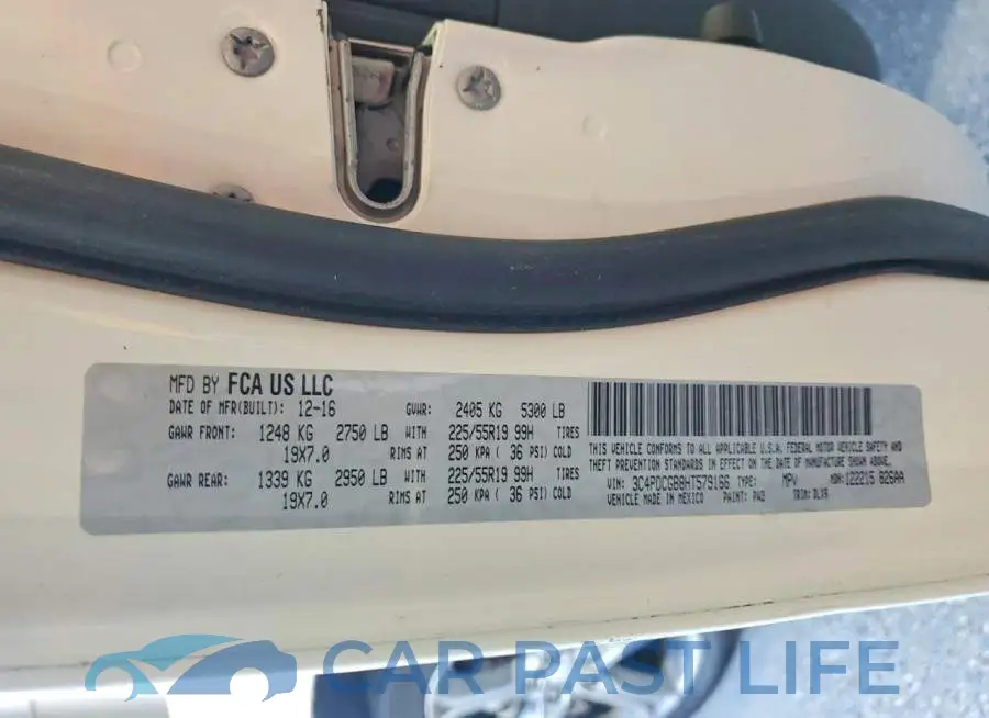 3C4PDCGB8HT579166# 13