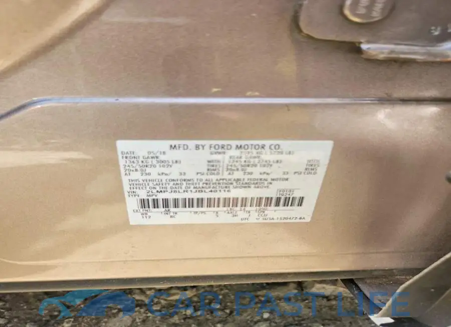 2LMPJ8LR1JBL40116# 12