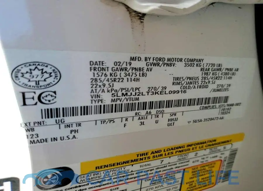5LMJJ2LT3KEL09916# 14