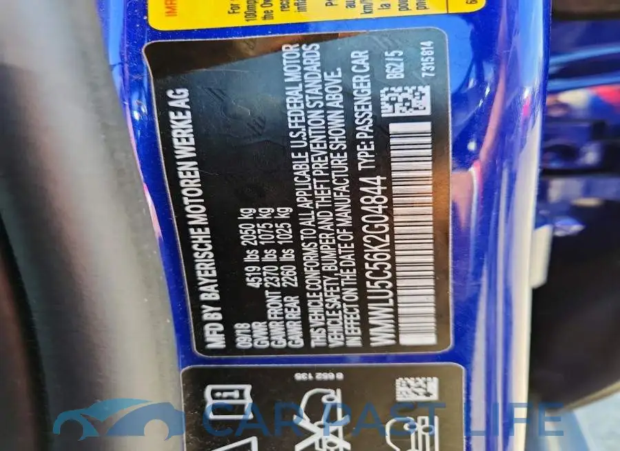 WMWLU5C56K2G04844# 12