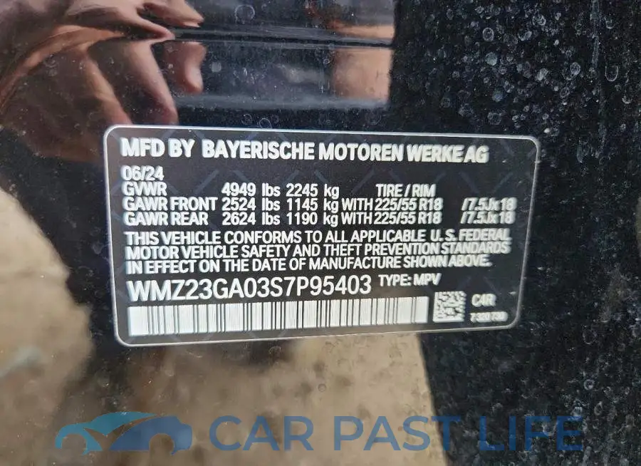 WMZ23GA03S7P95403# 13