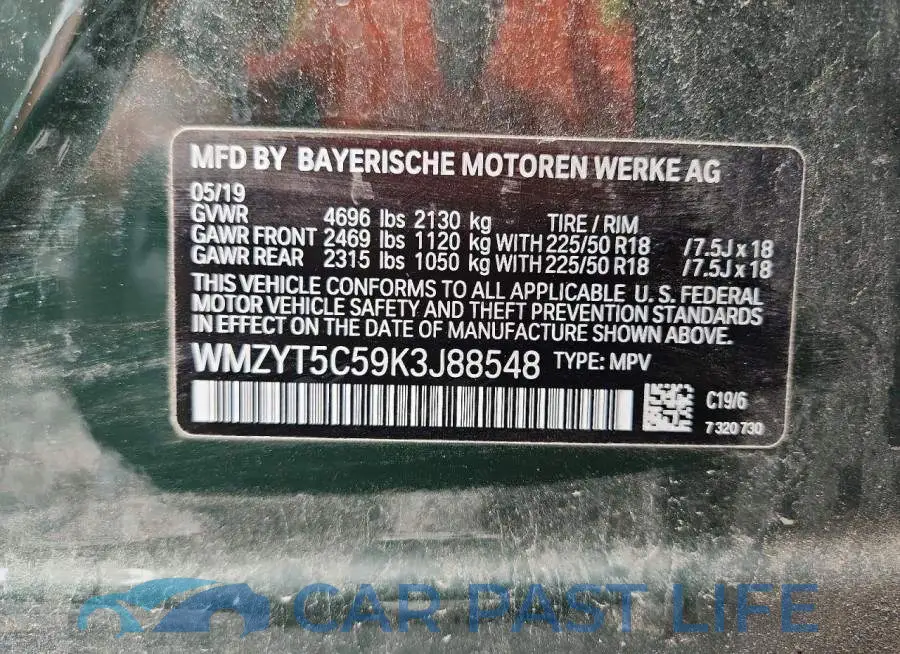 WMZYT5C59K3J88548# 13