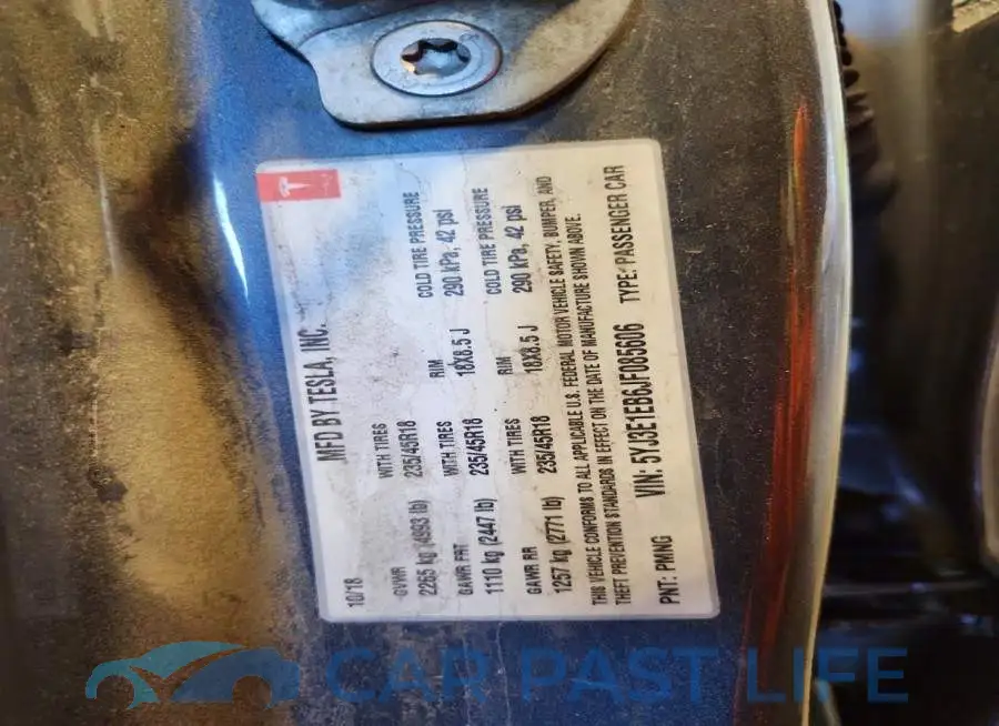 5YJ3E1EB6JF085606# 12