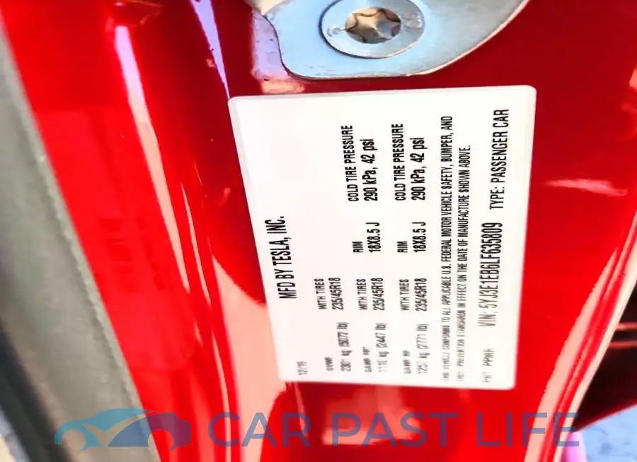 5YJ3E1EB6LF635809# 13