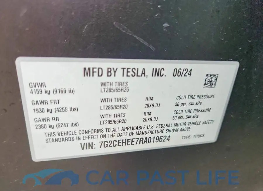 7G2CEHEE7RA019624# 12