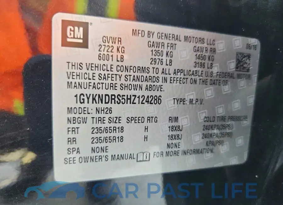 1GYKNDRS5HZ124286# 13