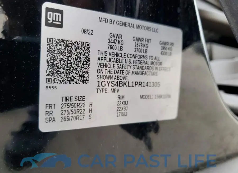 1GYS4BKL1PR141305# 13