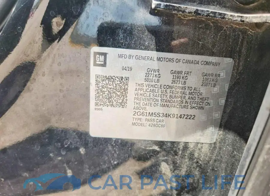 2G61M5S34K9147222# 13