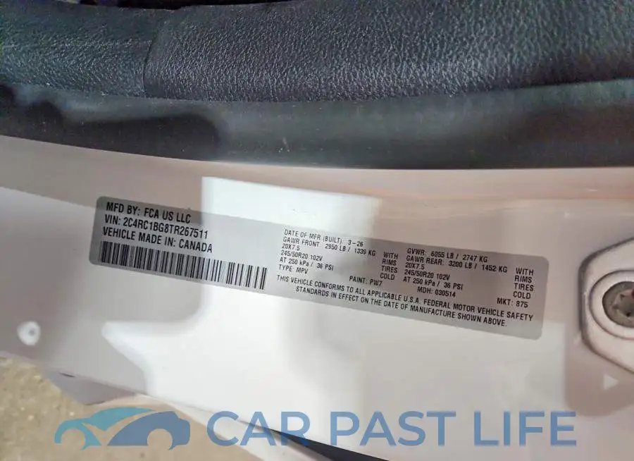 2C4RC1BG8TR267511# 13