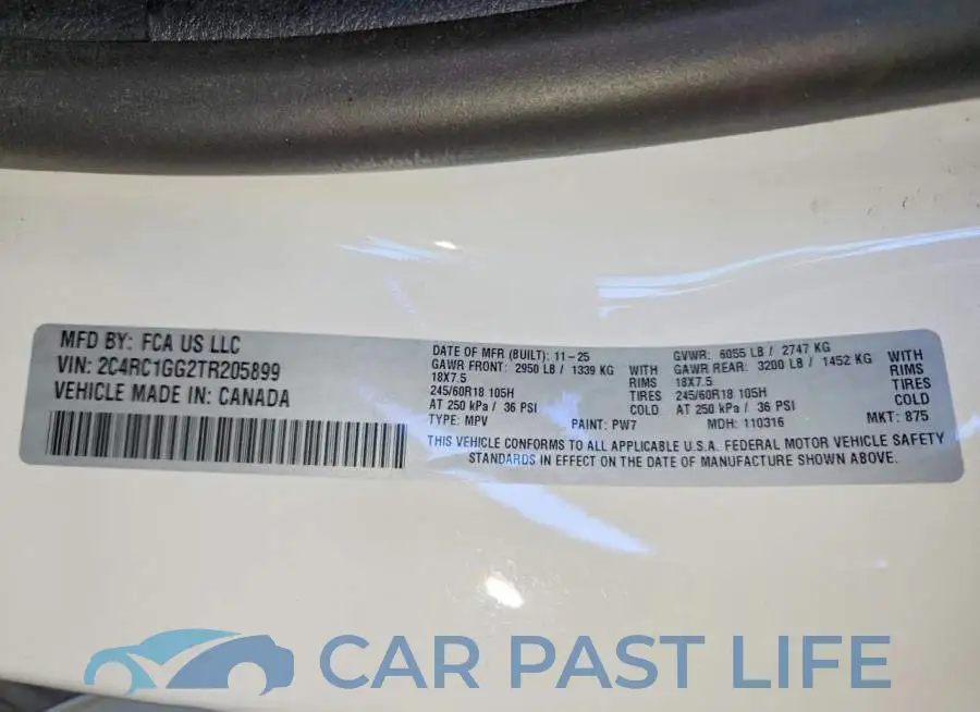 2C4RC1GG2TR205899# 13