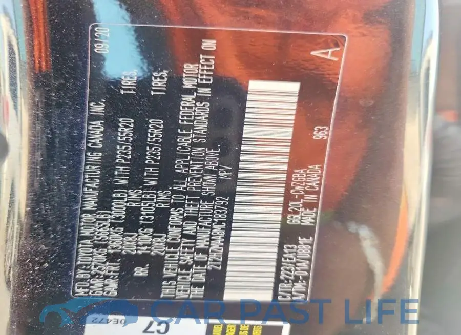 2T2HZMAA8MC183792# 13