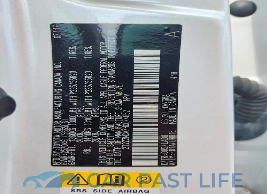 2T2ZZMCA7HC074652# 13