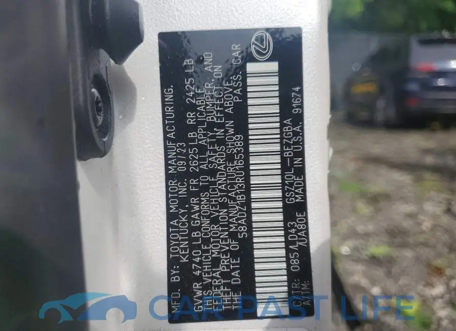 58ADZ1B13RU165389# 12