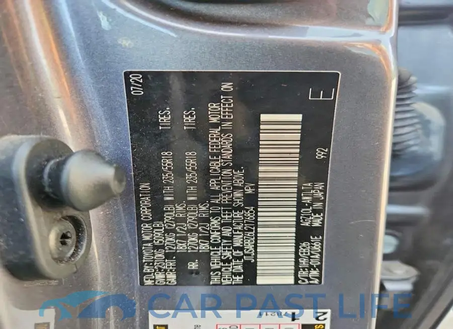 JTJSARBZ6L2176854# 14