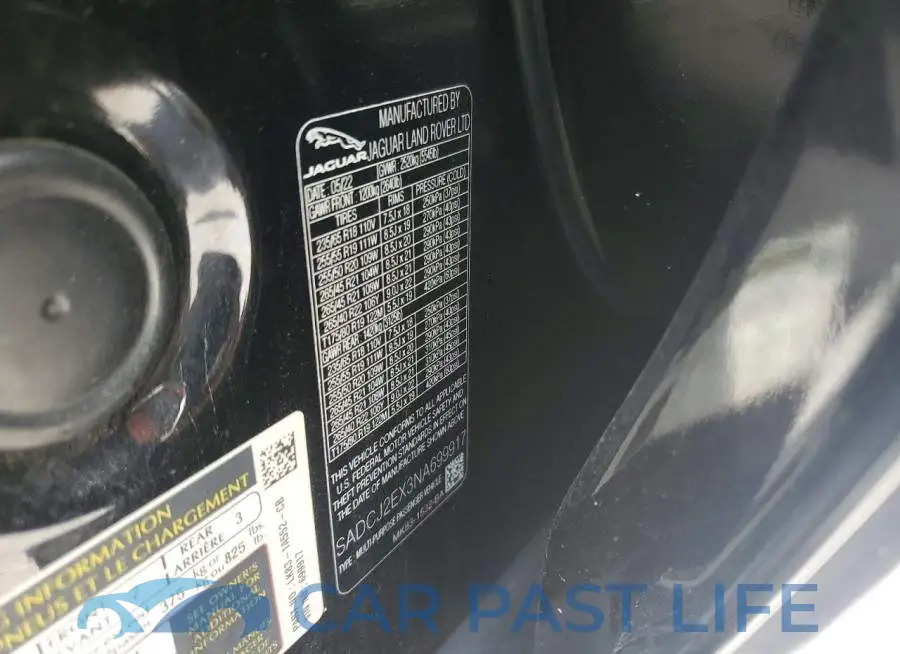 SADCJ2EX3NA699917# 13