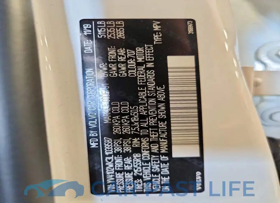 YV4102WK3L1039587# 12