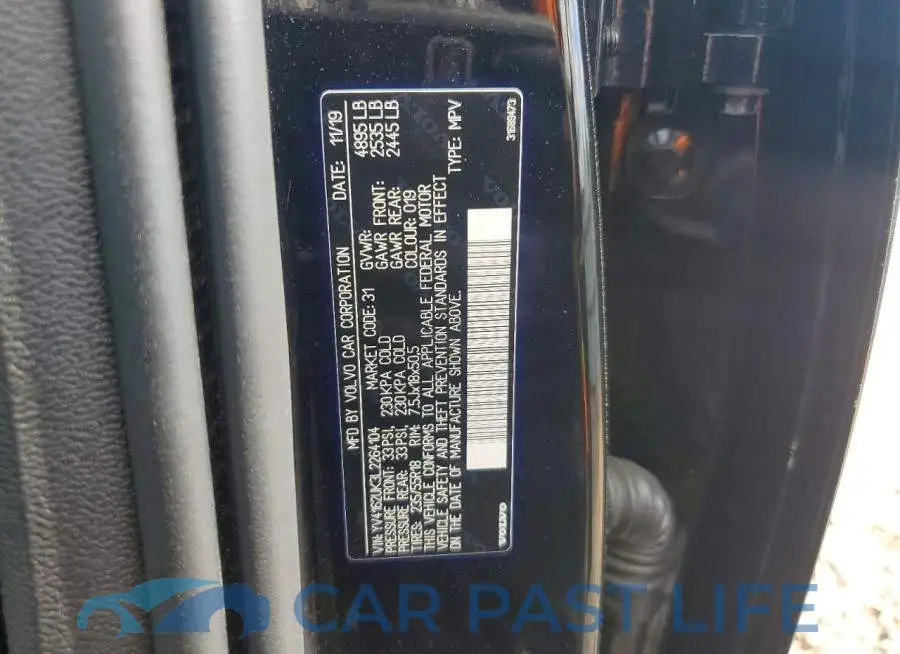 YV4162UK3L2264104# 13