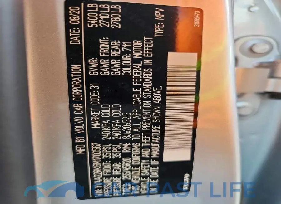 YV4A22RK6M1700567# 12