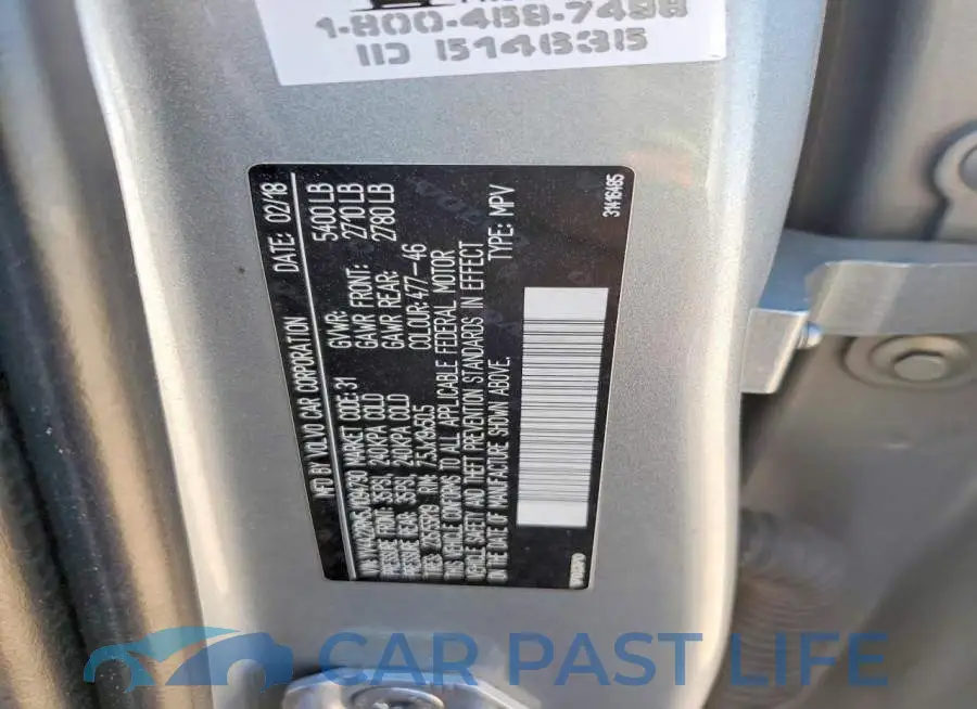 YV4A22RM5J1094790# 12