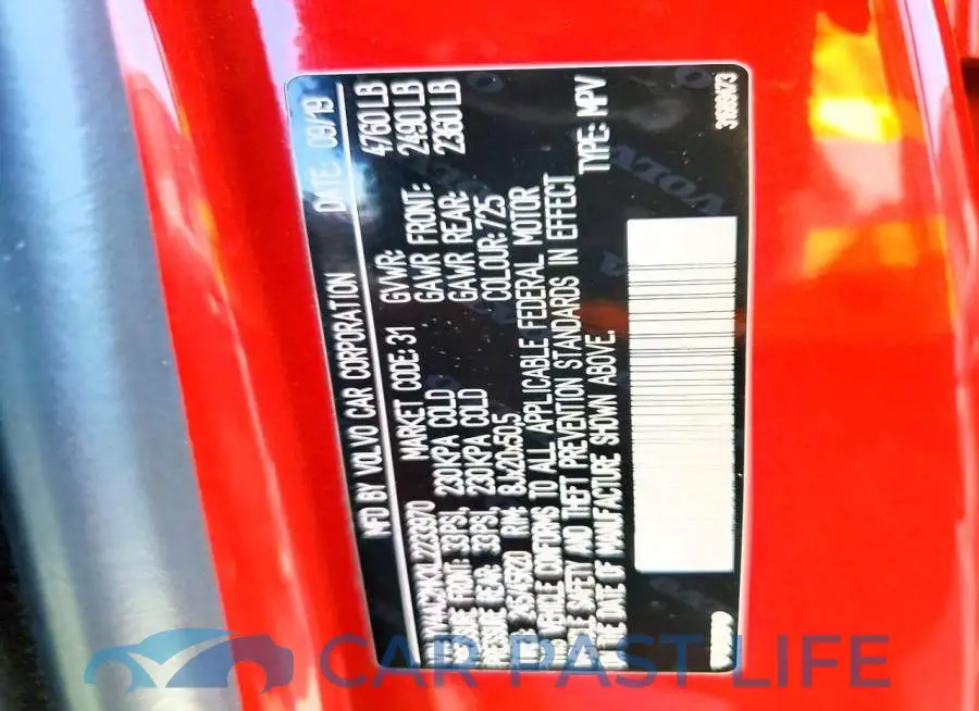 YV4AC2HKXL2233970# 13