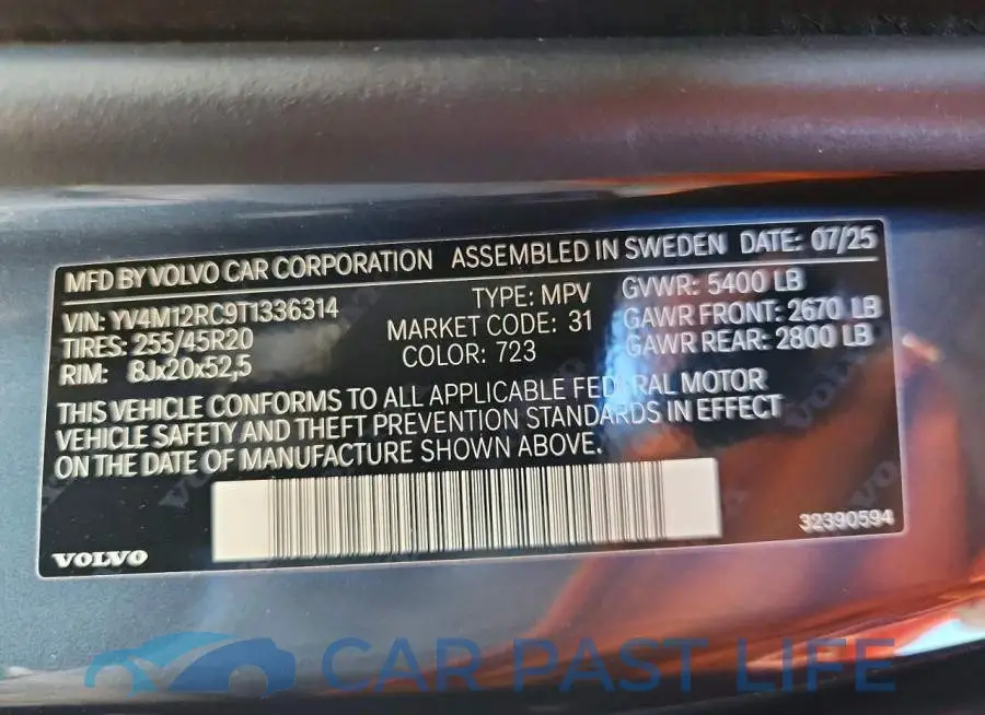 YV4M12RC9T1336314# 13