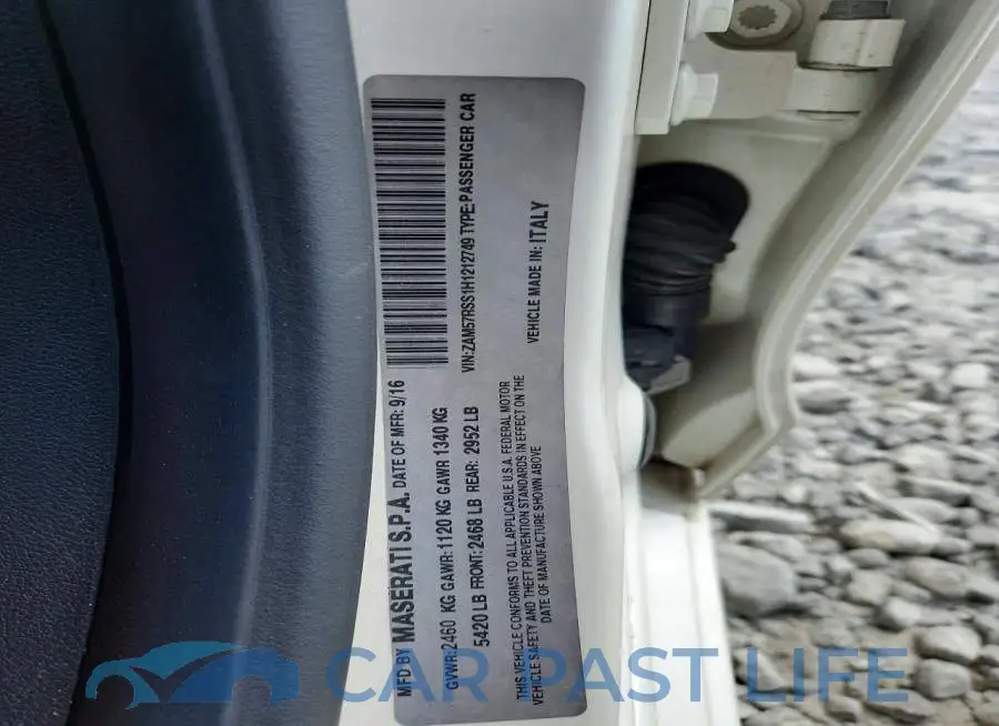 ZAM57RSS1H1212749# 12