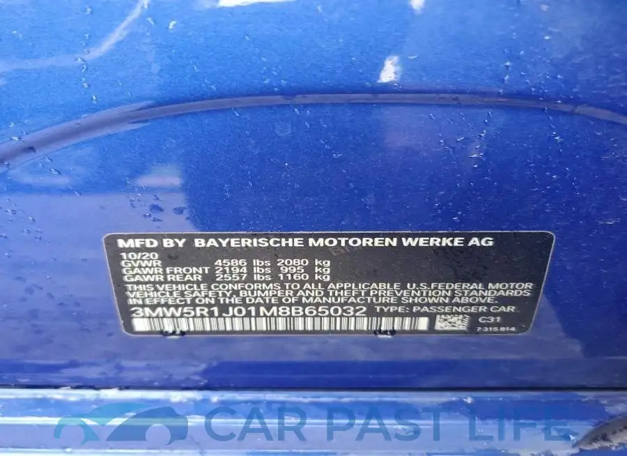 3MW5R1J01M8B65032# 13