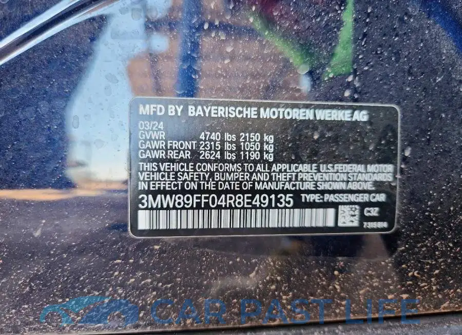 3MW89FF04R8E49135# 12