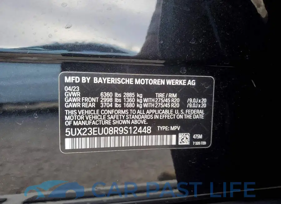 5UX23EU08R9S12448# 13