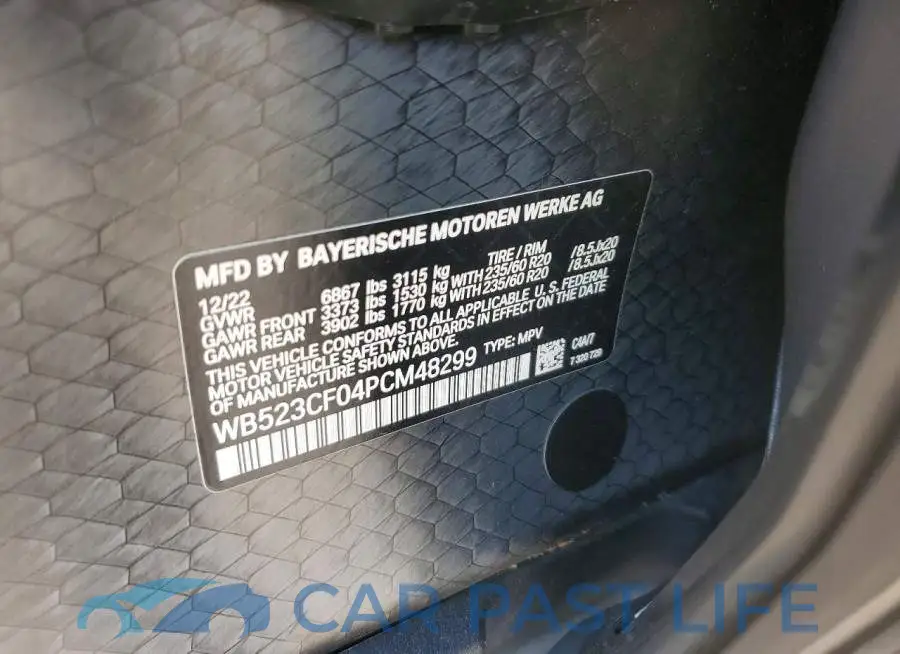 WB523CF04PCM48299# 13