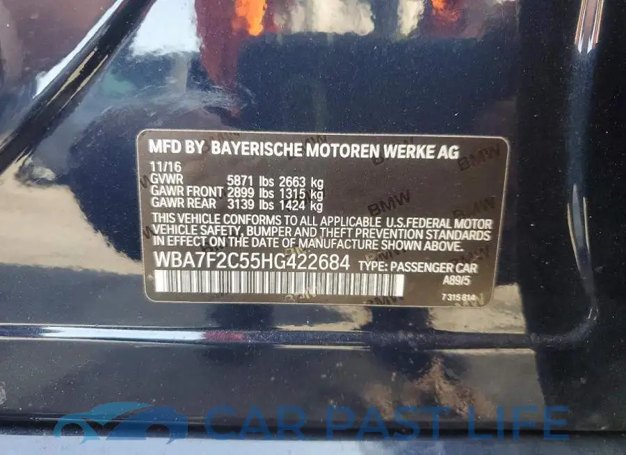 WBA7F2C55HG422684# 12