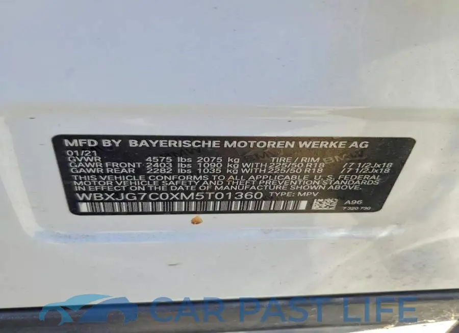 WBXJG7C0XM5T01360# 13