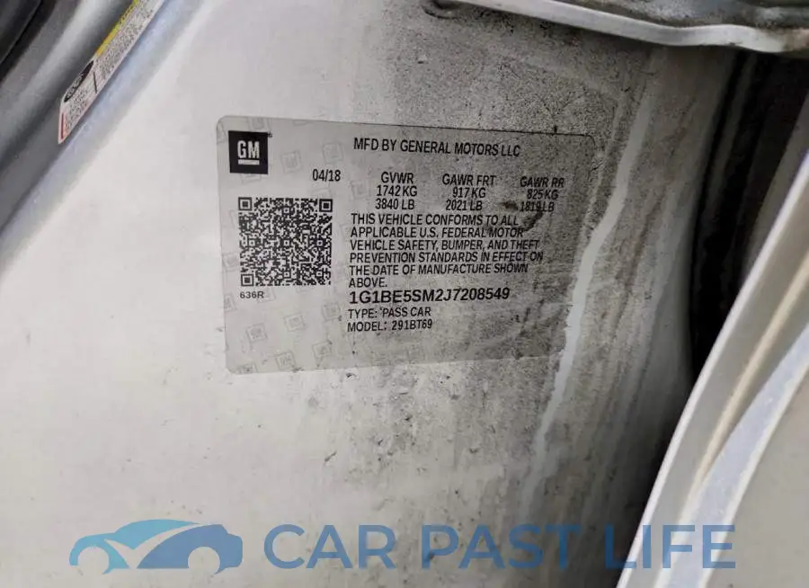 1G1BE5SM2J7208549# 12