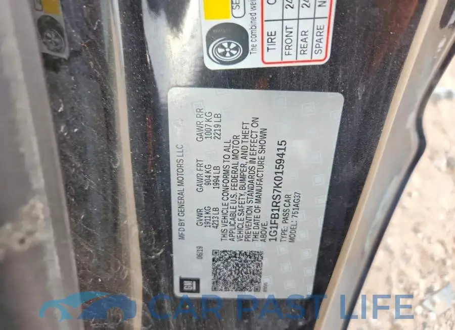 1G1FB1RS7K0159415# 12