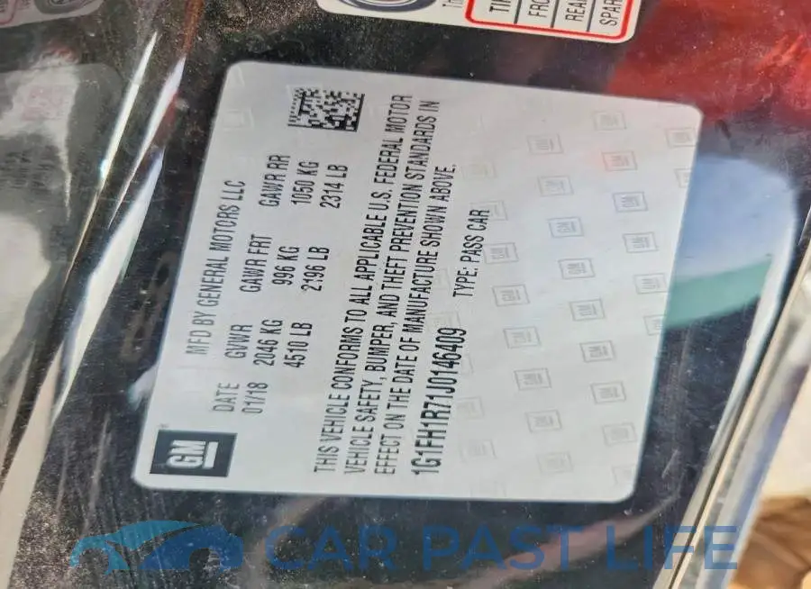 1G1FH1R71J0146409# 12