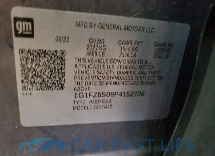 1G1FZ6S09P4162706# 13