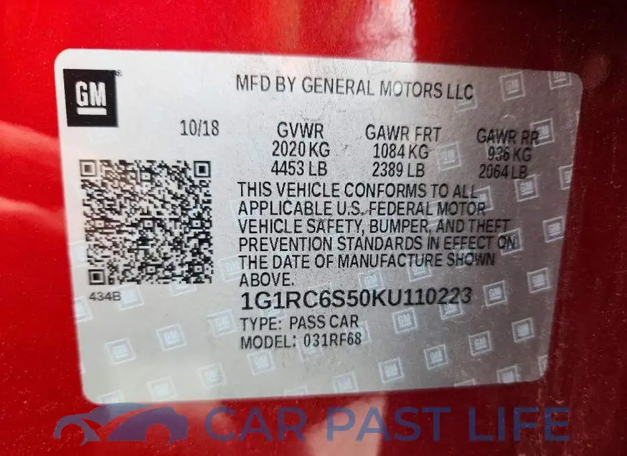1G1RC6S50KU110223# 12
