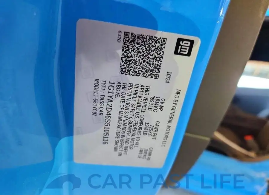 1G1YA2D46S5105116# 13