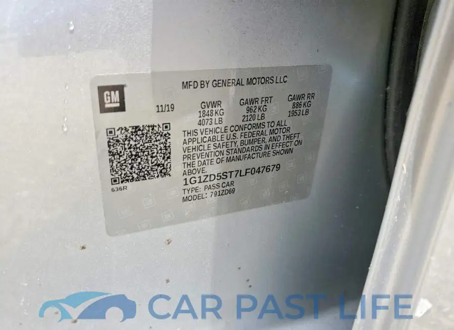1G1ZD5ST7LF047679# 12