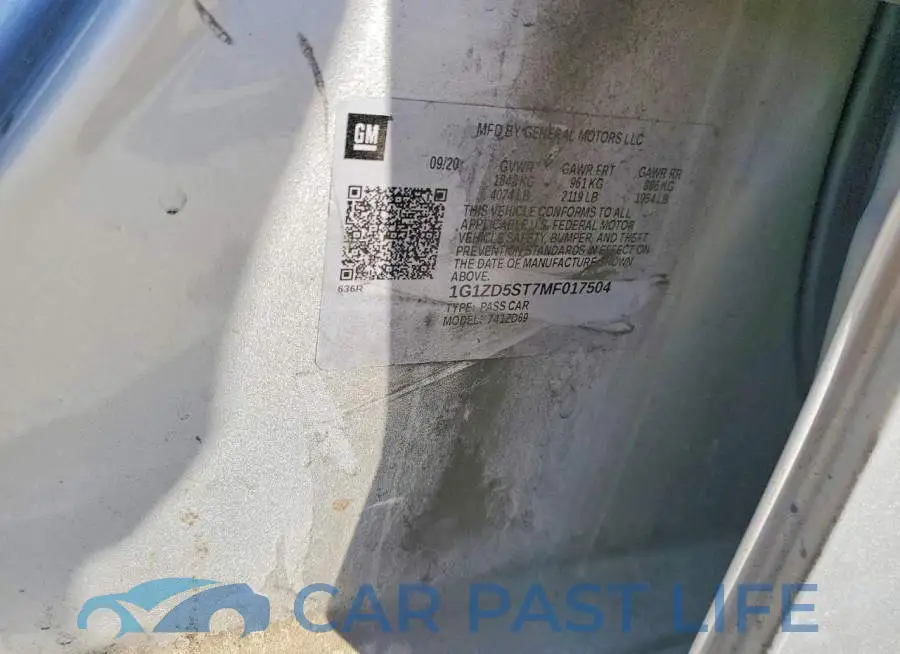 1G1ZD5ST7MF017504# 12