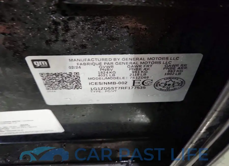 1G1ZD5ST7RF177535# 12