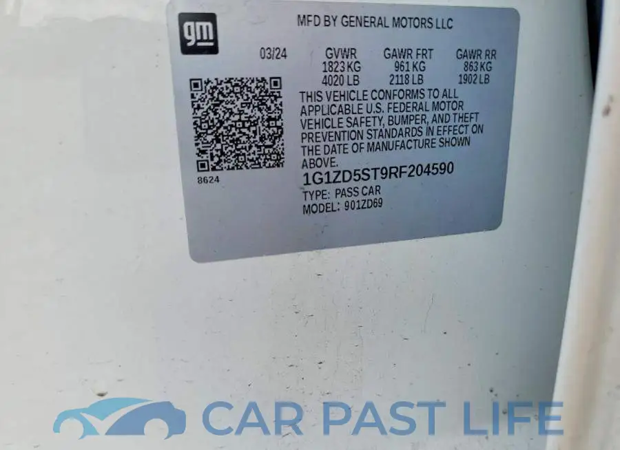 1G1ZD5ST9RF204590# 12