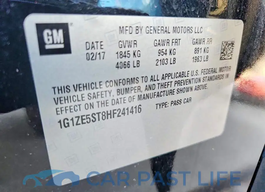 1G1ZE5ST8HF241416# 12
