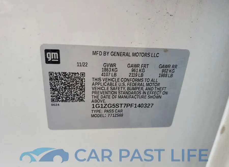 1G1ZG5ST7PF140327# 13
