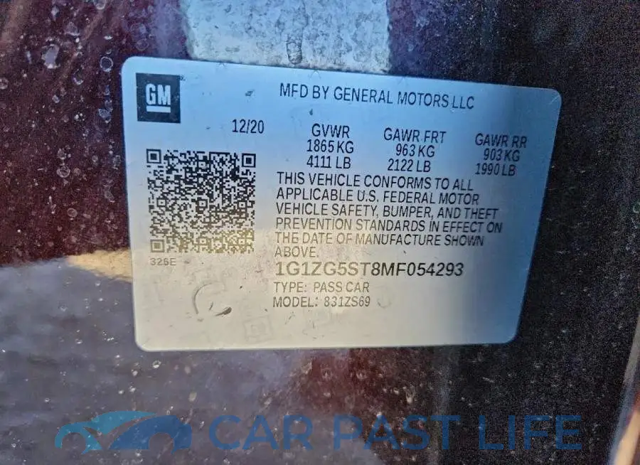 1G1ZG5ST8MF054293# 12