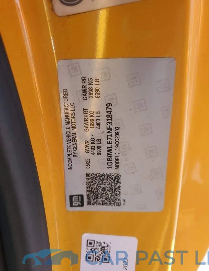 1GB0WLE71NF318479# 12