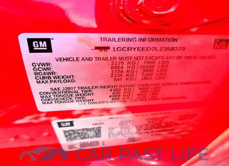 1GCRYEED7LZ358379# 12