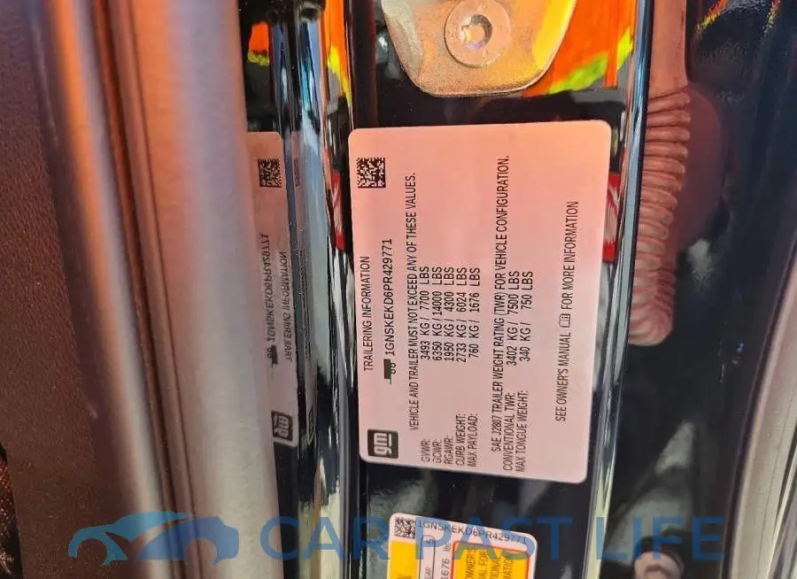 1GNSKEKD6PR429771# 13