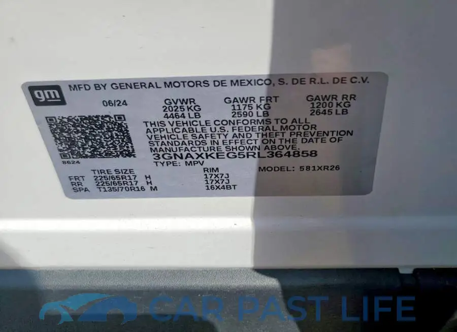 3GNAXKEG5RL364858# 13